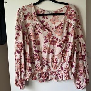 American Eagle long sleeve blouse (L)